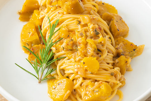 Pasta con zucca e nduja
